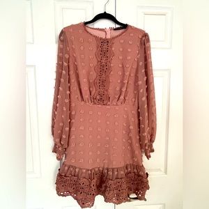 Simplee Dusty Rose dress